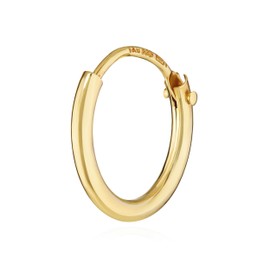 Nklaus Single Creole 375 Yellow Gold 11 mm 3754