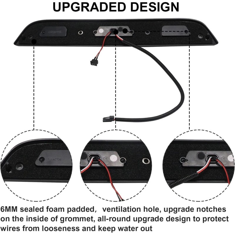 SP LED 3rd Third Brake Cargo Light For 2015-2020 Ford