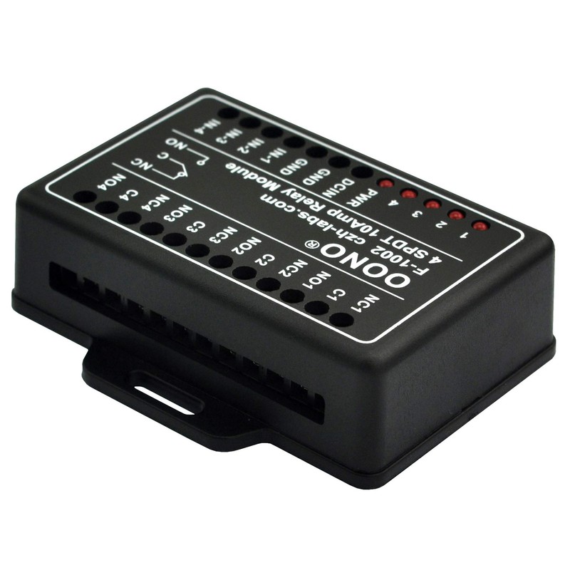 4 SPDT 10Amp Power Relay Module for Raspberry Pi etc