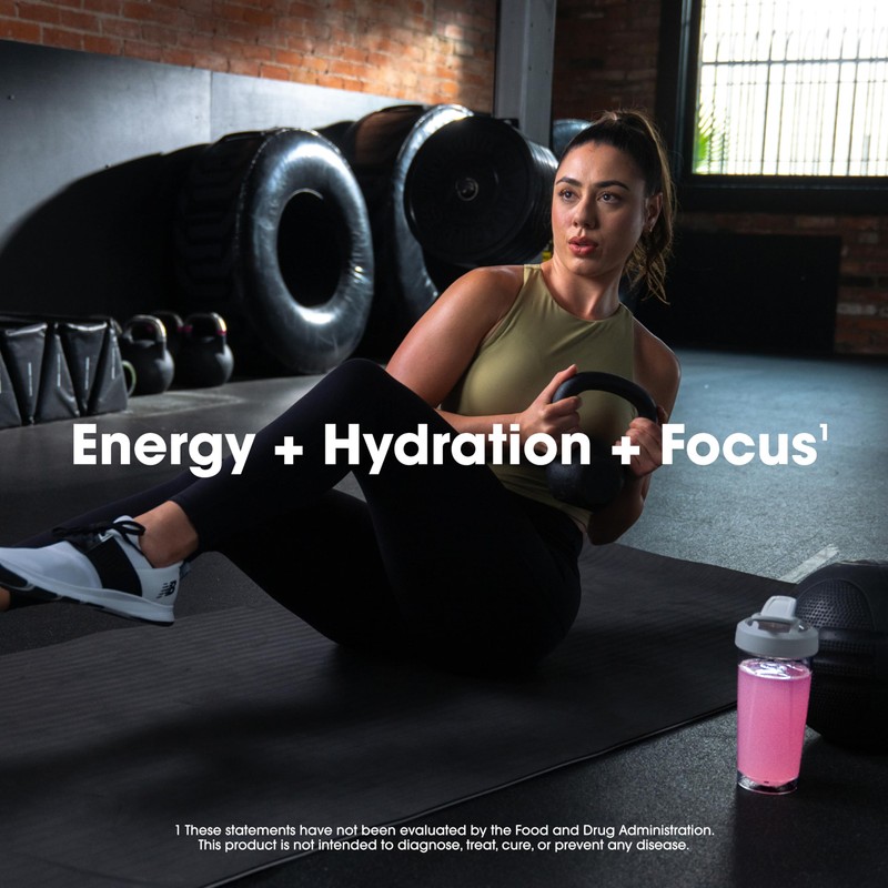 Optimum Nutrition Amino Energy Powder Plus Focus, with BCAA, Electrolytes,