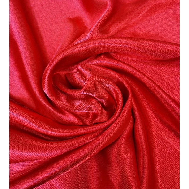 1 Piece of Red Square Satin Scarf Wrap Neck Scarf