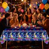 OUSHISS 2Pcs Super Bros Galaxy Party Tablecloth |108 x 54