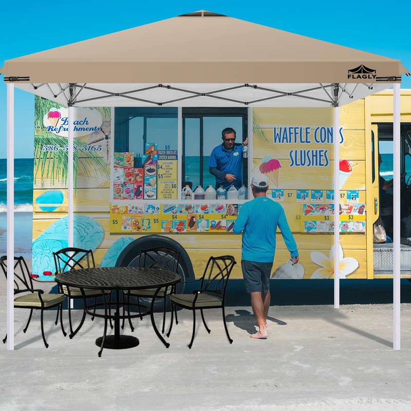 8x8ft Replacement Canopy Top with Air Vent, Waterproof & UV