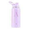 LuckyLy Termo Acero Inoxidable 1 Litro, Botella Agua Inicial Luckyly