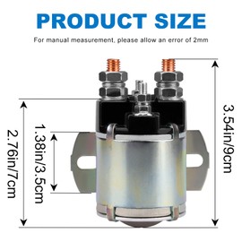 12V Starter Solenoid for Yamaha G2 G16 G3 G5 G8 G9 G11 G14 Gas Golf Cart 1985-2002 4 Terminal Solenoid Replace for #JF2-H1950-00 JR3-H1950-00 J38-81950-01
