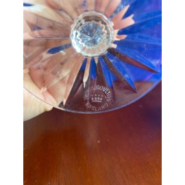 Royal Doulton New in box SET OF 2 ROYAL DOULTON ELIZABETH Finest English CRYSTAL Goblet GLASSE