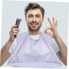 Baluue 1pc Shaving Cloth Beard Shave Apron Shaving Use Bib