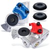 KOOTANS 37 Degree Angled Gladhands 1 Pair Die Cast Aluminum