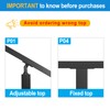 Sidasu 36" Level Post Drilled Cable Railing Post Stainless Steel,