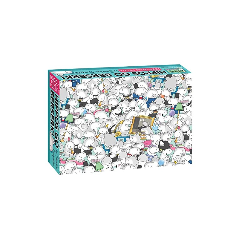 Hippos Go Berserk!: 1000-piece Puzzle