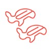 100 Pcs Rabbit Shaped Paper Clip Creative Cute Cartoon Animal