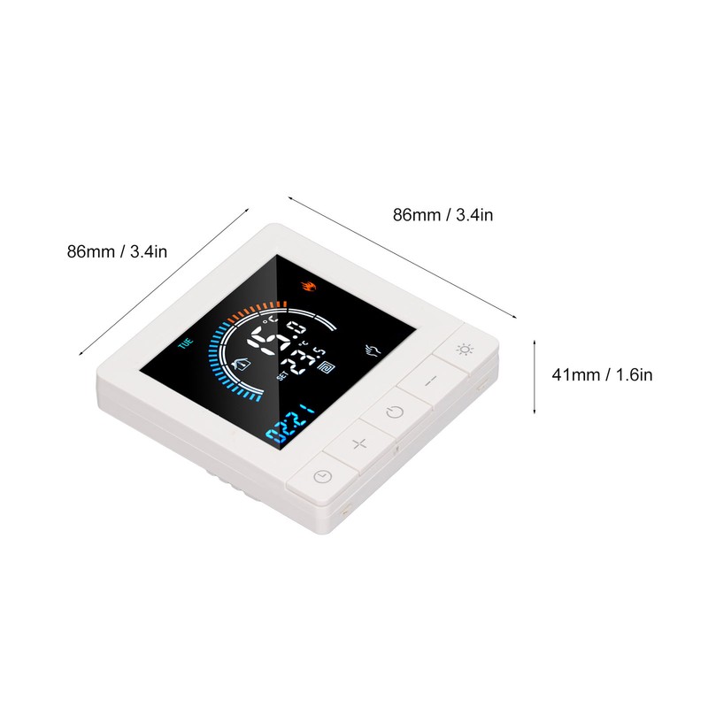 Programmable Smart Thermostat Electric Heating Smart Thermostat Digital LCD Display