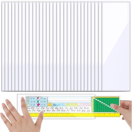 Outus 100 Pcs Clear Self Adhesive Pockets - Bin Labels for Storage Bins, Pocket Label Sleeves, Plastic Index Card Holder with Top Open for Organizing Bins Box Drawer(3.55 x 10.8 Inch)