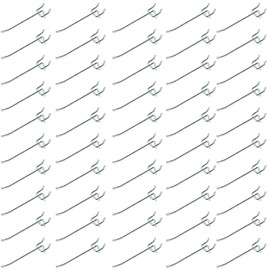 Rawall Pegboard Hooks, Large Diameter 50-Pack, 4 Inch L Shape Small Galvanized Heavy Duty Pegboard Hooks Suitable for 1/4 inch pegboard,Metal Pegboard Hooks for Garage,Office,Kitchen,Store