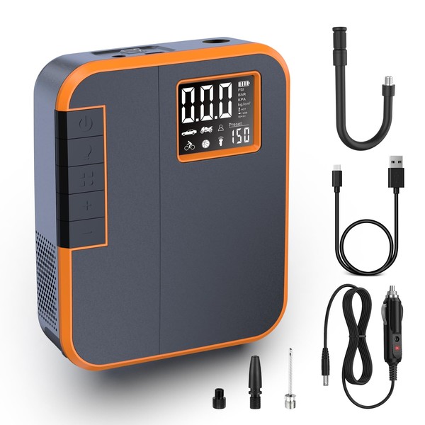 SUV Tire Inflator Portable Air Compressor for Off Roading -