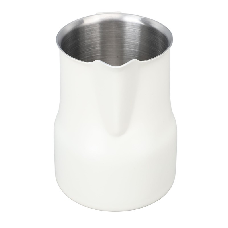 Milk Frother Cup 350ml 304 Stainless Steel Pointed Mouth Foaming