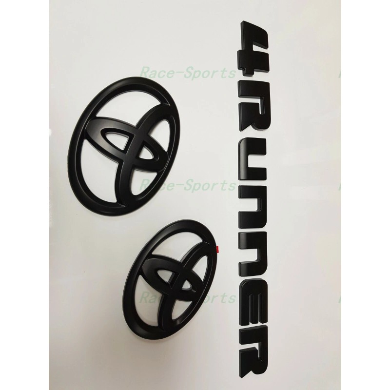 Toyota 3PCS SET 2014-2022 TOYOTA 4RUNNER FRONT REAR MATTE BLACK