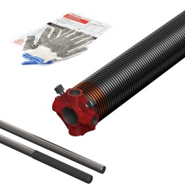 Marko Springs Garage Door Torsion Spring 243 x 1.75" x 33" Right & 2 Winding Bars Tool