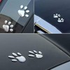 AVILMORE 3D 3D Paw Sticker Car Sticker Set of 2