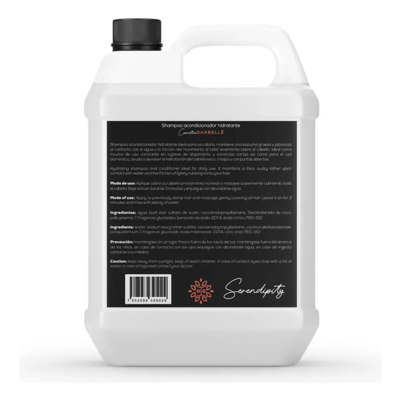 5 Lt Shampoo Acondicionador Hotelero Economico Refill