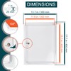 ECOPRO VENT 12" x 16" Lockable White Metal Access Panel.