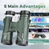 NOCOEX 10x42 Compact HD Binoculars with waterproof，Low Light Night Vision