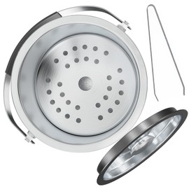 3.2L Insulated Ice Bucket for Parties & Cocktail Bar，Double Wall Stainless Steel Wine Bucket with Lid & Tongs,Ideal for Chilling Wine, Champagne