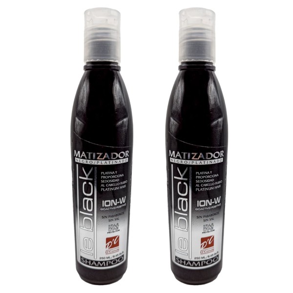 Kit 2 Piezas de Shampoo Le Black Matizador Negro D'Conde 250 ml C/U by GaeroShop