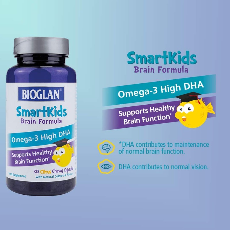Bioglan SmartKids Brain Formula | Omega-3 |EPA & DHA |