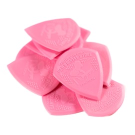 The Precision Pick - 10-Pack - Premium high grip extra precision high visibility plectrums from Dans Guitar Store (Precision Pick Pink, 1.5mm Medium-Small)