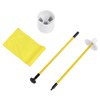 Practice Golf Hole Pole Cup Flag Stick Detachable 2 Section