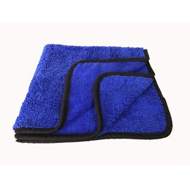 Topteck Signature Car Care - 3 Microfibre Drying Towels (45cmx45cm) - Super Absorbent Car Drying Cloth, Polishing, Buffing - Car Cleaning Accessories