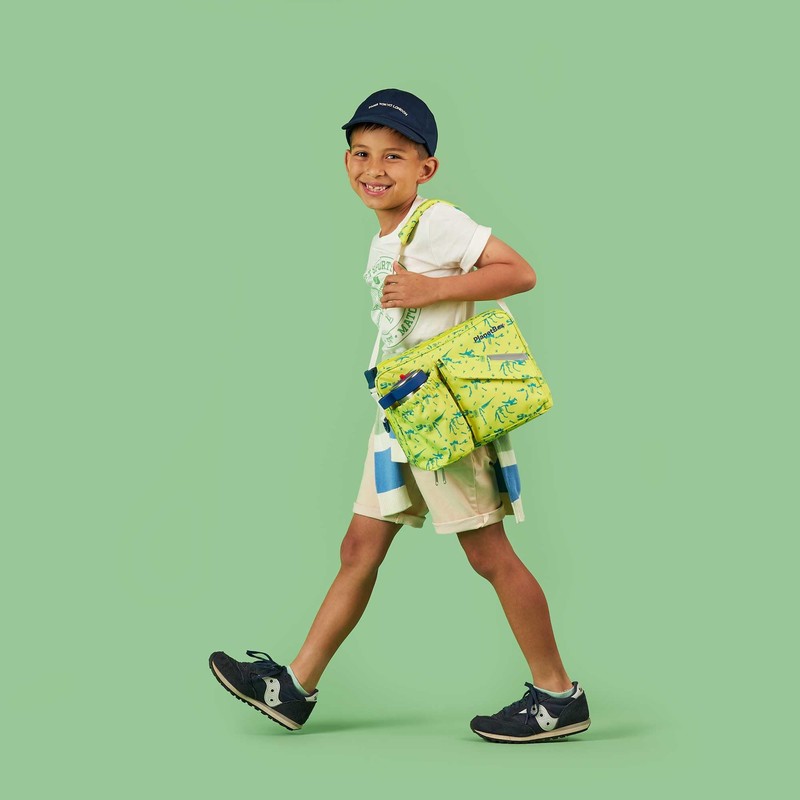 PlanetBox Insulated Lunch Bag – Banana Dino Edition Carry Bag