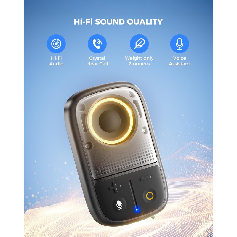 SUPERONE 2025 Upgrade Wearable Bluetooth Speaker with Voice Assistant &