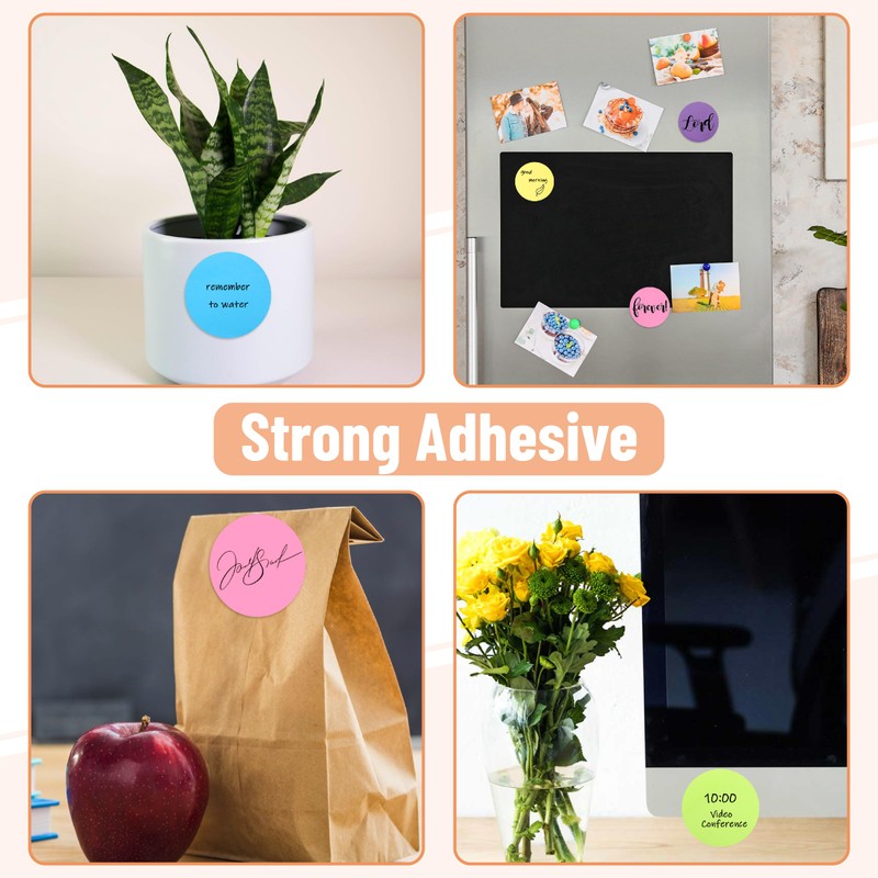 Mr. Pen- Round Sticky Notes, 12 Pads, 720 Sheets, 2.8"