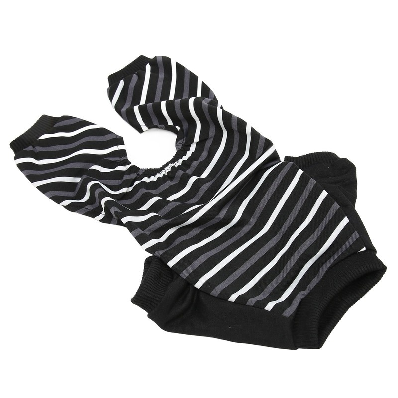Dog Pajamas Warm Comfortable Stretchy 4 Legs Striped Dog Pajamas