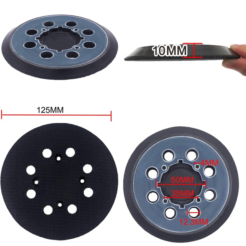 4 Pack Sander Pad for Dewalt, 5 inch 8 Hole