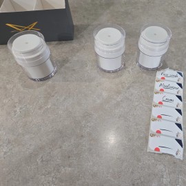 None  3 Pcs Eye Cream Bottle Makeup Storage Container Mineral Cosmetics