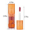 Apooliy 2pcs Lip Plumper Gloss，Hydrating Lip Glow Oil，Korean Clear Lip