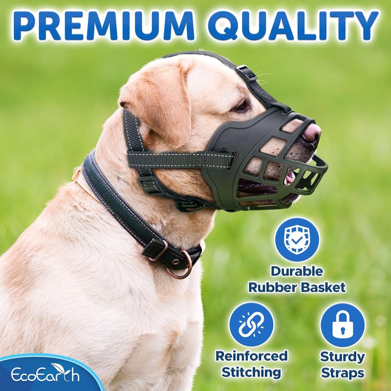 EcoEarth - Dog Muzzle - for Extra Large Sized Dogs