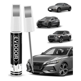 Touch Up Paint Compatible with Nissan Exact Match 2 in 1 Touch up Paint for Chips and Nicks Repair (Platinum Graphite Metallic(K51) Compatible with 350Z/370Z/Murano/Quest/Rogue/Rogue-Select/X-Trail)