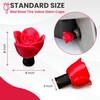 Rose Valve Stem Caps – 4 Pack | Tire Air