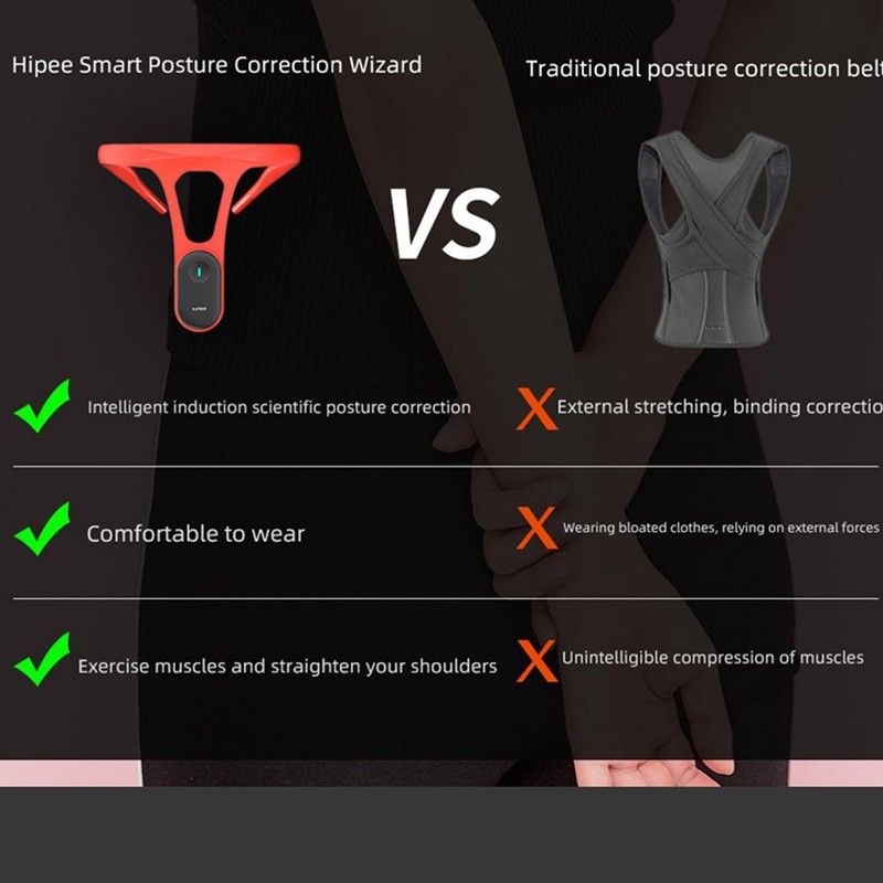 Posture Corrector with Smart Sensor Vibration Reminder Back Posture Trainer