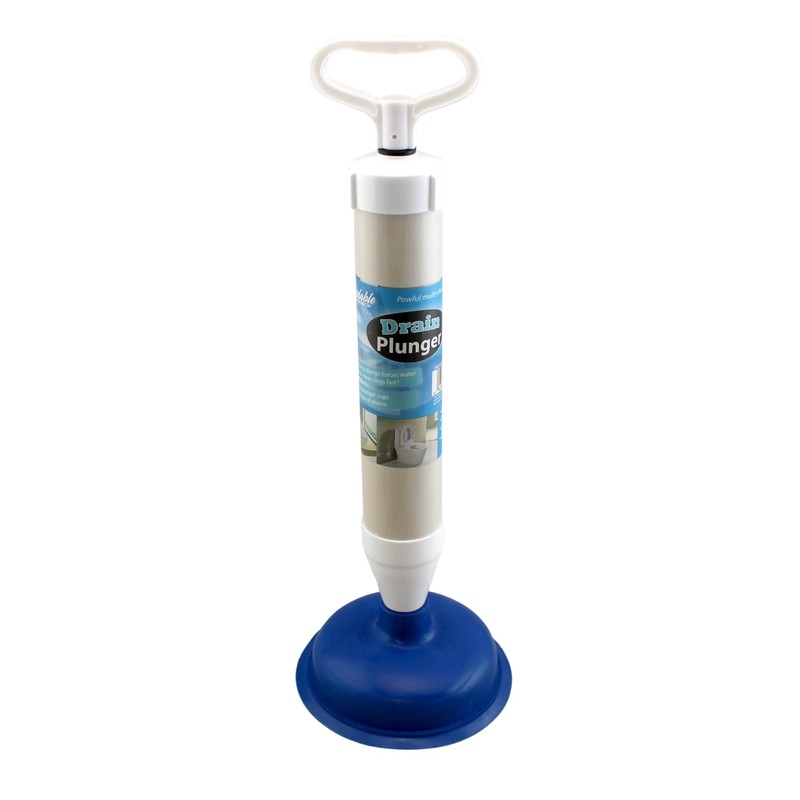 Dependable Industries inc. Essentials High Pressure Powerful Pump Multi-Drain Plunger