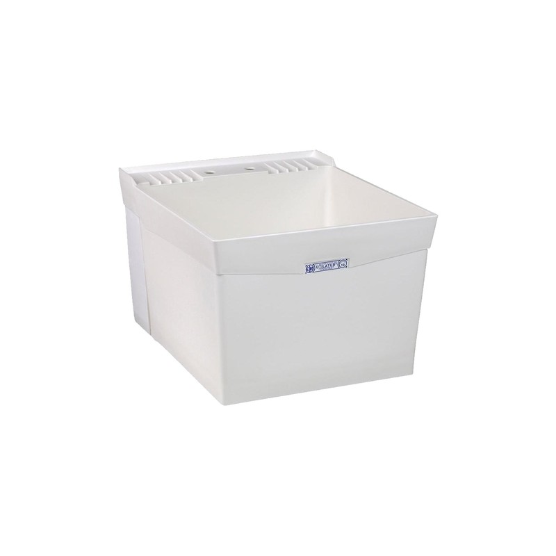 El Mustee 19W Utilatub 18-Gallon Wall-Mount Laundry/Utility Tub, 34 X