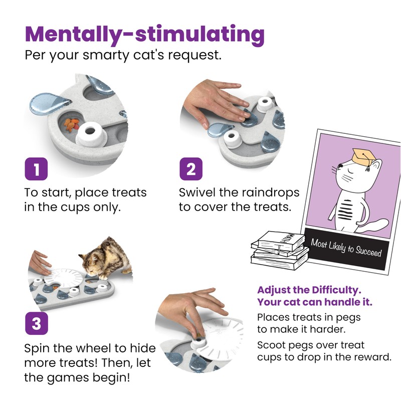 Catstages by Nina Ottosson Rainy Day Puzzle & Play Cat