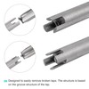 uxcell Tap Extractors Set M5-M12 / 8-10#-1/2" (Metric/Inch), 3/4 Flutes