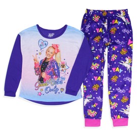 Nickelodeon JoJo Siwa Girls' Only Shirt And Pants 2 Piece Pajama Set (10/12)