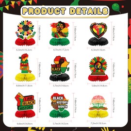 Black History Month Decorations Black History Centerpieces Black History Decorations Black History Month Table Decorations Black History Month Centerpieces for Black History Month Party Decorations