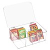 DearCal Tea Storage Boxes- Plastic Transparent Tea box with 8